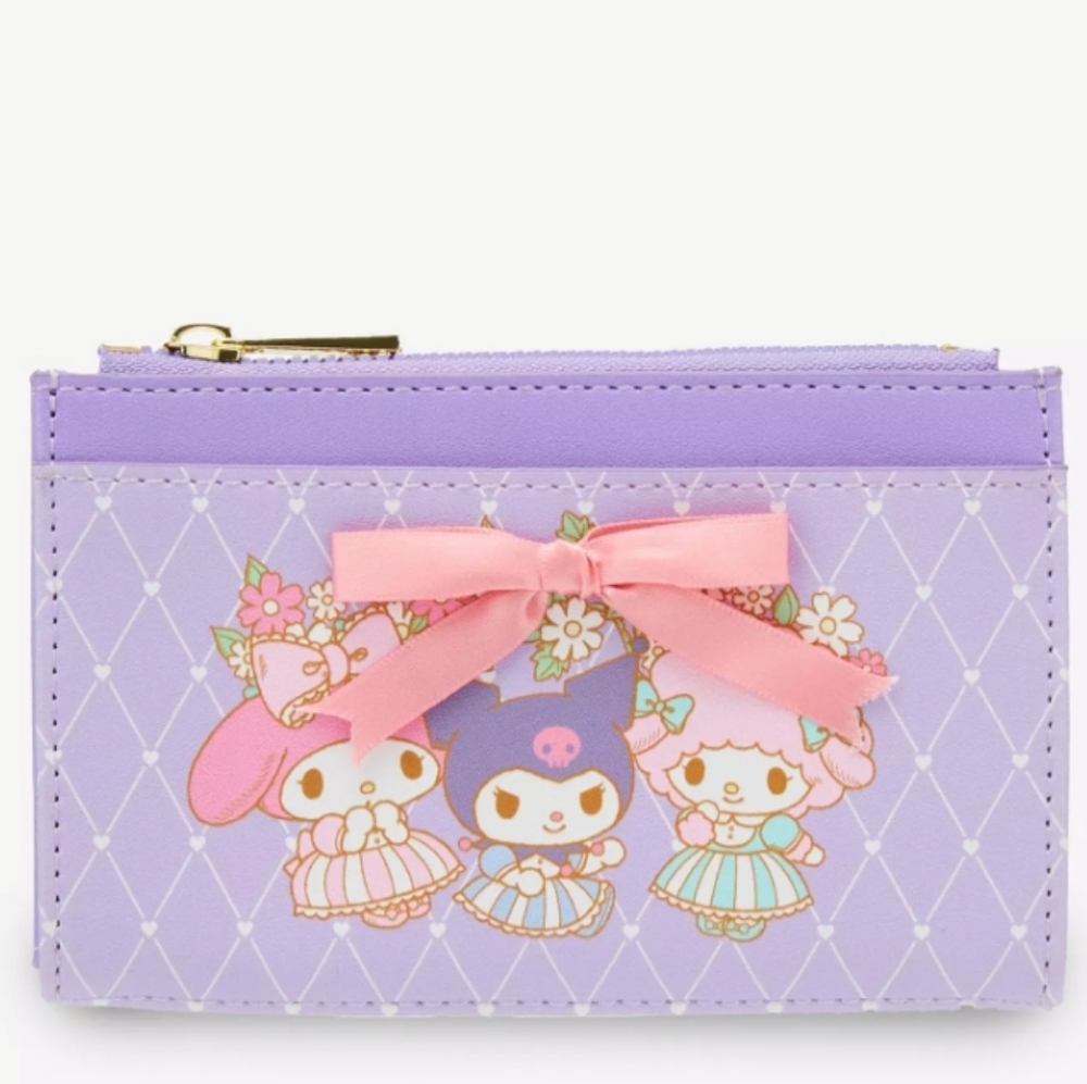 Her Universe Kuromi My Melody  My Sweet Piano Tea Party Cardholder. NWT.